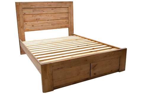 Kirkland Queen Bed (with Drawer Bedfoot)